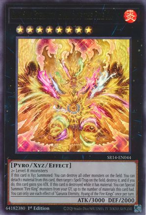 Garunix Eternity, Hyang of the Fire Kings (Ultra Rare) (SR14-EN044) - Structure Deck: Fire Kings Unlimited
