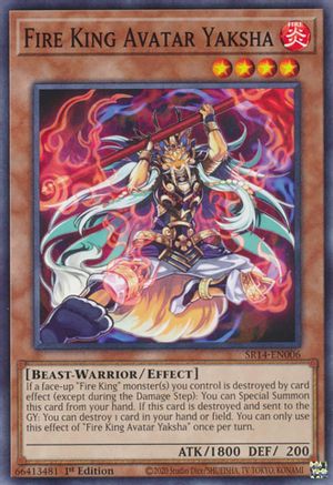 Fire King Avatar Yaksha (Common) (SR14-EN006) - Structure Deck: Fire Kings Unlimited