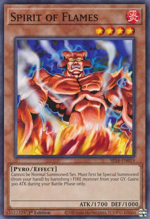 Spirit of Flames (Common) (SR14-EN019) - Structure Deck: Fire Kings Unlimited