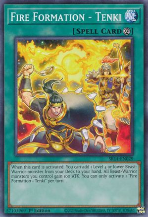 Fire Formation - Tenki (Common) (SR14-EN029) - Structure Deck: Fire Kings Unlimited