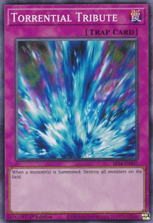 Torrential Tribute (Common) (SR14-EN037) - Structure Deck: Fire Kings Unlimited