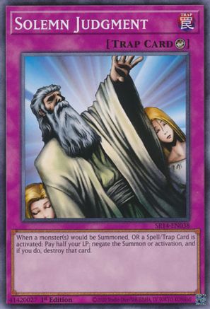 Solemn Judgment (Common) (SR14-EN038) - Structure Deck: Fire Kings Unlimited