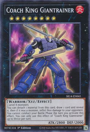 Coach King Giantrainer (Common) (SR14-EN041) - Structure Deck: Fire Kings Unlimited