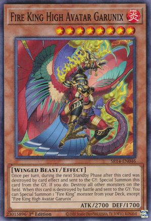 Fire King High Avatar Garunix (Common) (SR14-EN046) - Structure Deck: Fire Kings Unlimited