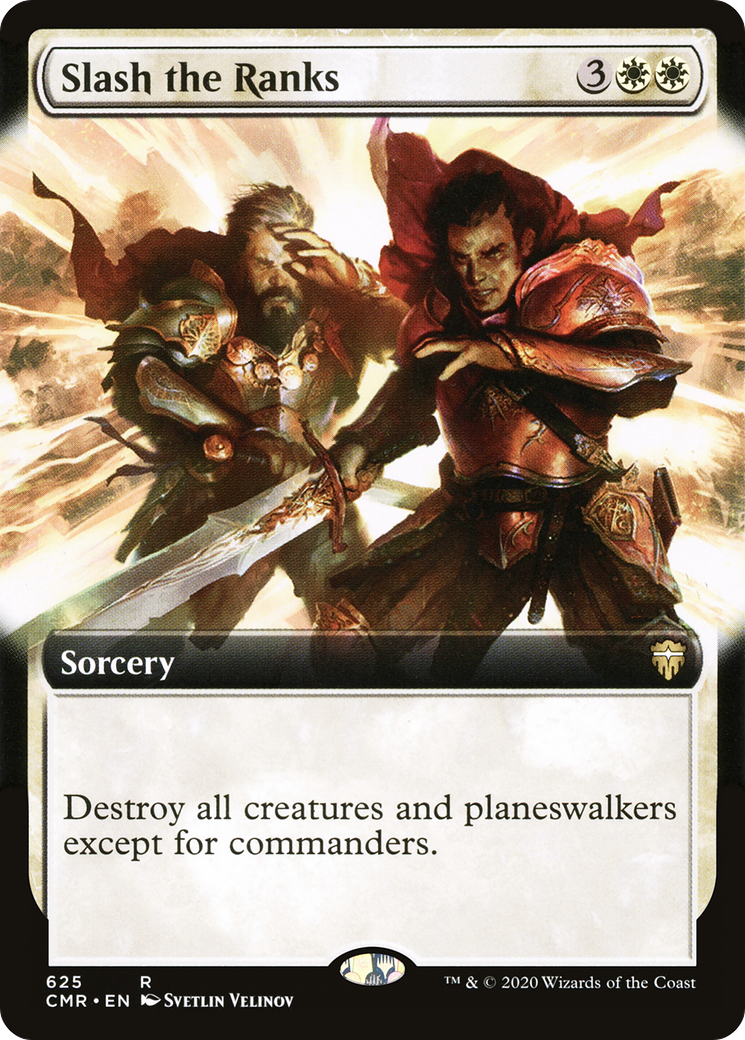 Slash the Ranks (Extended Art) (CMR-625) [Commander Legends] Foil