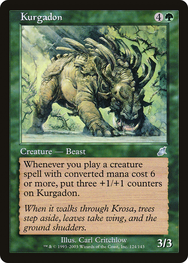 Kurgadon (SCG-124) [Scourge] Foil