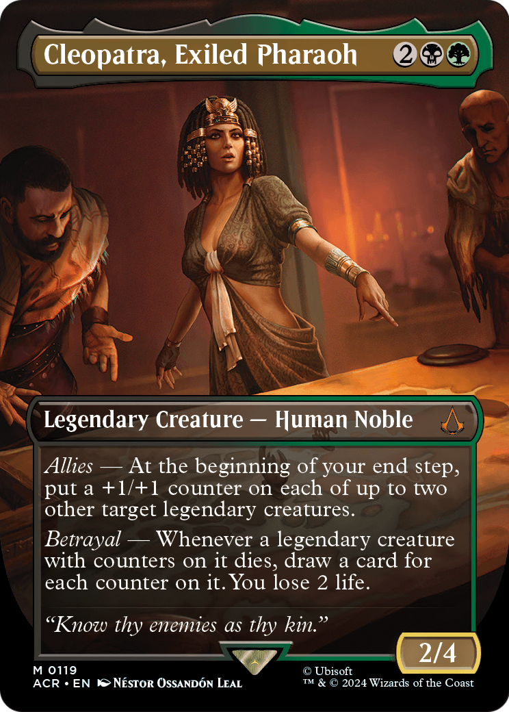 Cleopatra, Exiled Pharaoh (Borderless) (ACR-119) [Assassin's Creed]