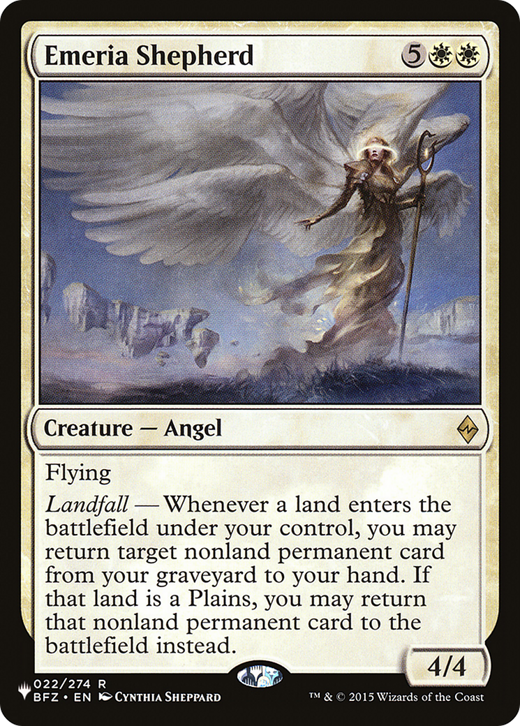 Emeria Shepherd (LIST-022) [The List] Foil