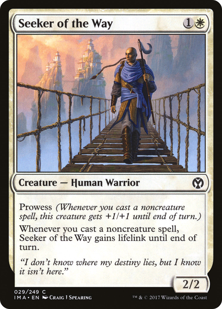 Seeker of the Way (IMA-029) [Iconic Masters] Foil