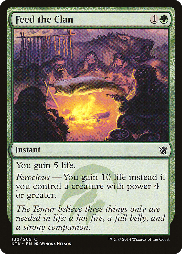 Feed the Clan (KTK-132) [Khans of Tarkir]
