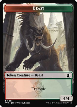 Beast Token (RVR-014) [Ravnica Remastered]