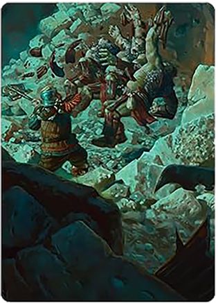 Gimli's Reckless Might Art Card (ASLTR-004) [Art Series: Universes Beyond: The Lord of the Rings: Tales of Middle-earth]