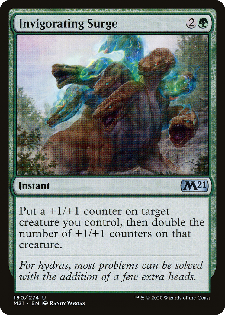 Invigorating Surge (M21-190) [Core Set 2021] Foil