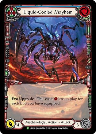 Liquid-Cooled Mayhem (LGS200) (LGS200) - Flesh and Blood: Promo Cards Rainbow Foil