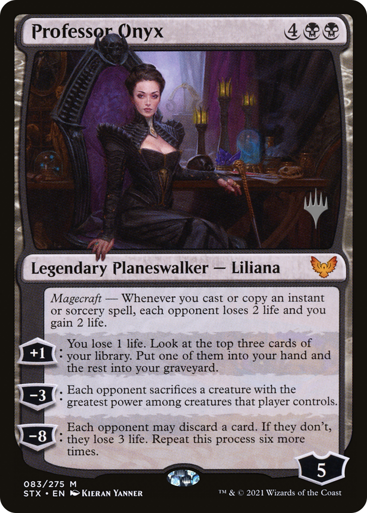 Professor Onyx (PPSTX-083) [Promo Pack: Strixhaven: School of Mages Promos] Foil