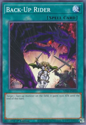 Back-Up Rider (Common) (STAS-EN010) - 2-Player Starter Set 1st Edition