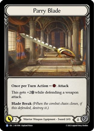 Parry Blade (HVY096) - Heavy Hitters Cold Foil
