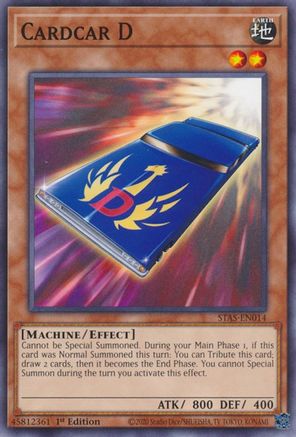 Cardcar D (Common) (STAS-EN014) - 2-Player Starter Set 1st Edition