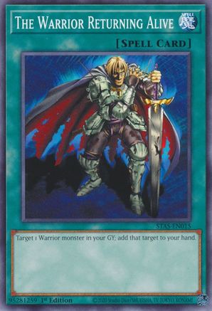 The Warrior Returning Alive (Common) (STAS-EN015) - 2-Player Starter Set 1st Edition
