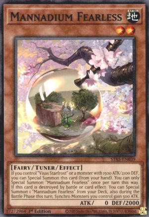 Mannadium Fearless (STAS-EN039) (Common) (STAS-EN039) - 2-Player Starter Set 1st Edition