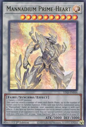 Mannadium Prime-Heart (Ultra Rare) (STAS-EN044) - 2-Player Starter Set 1st Edition