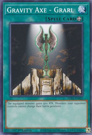 Gravity Axe - Grarl (Common) (STAX-EN027) - 2-Player Starter Set 1st Edition