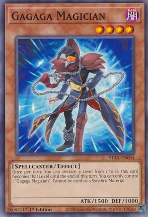 Gagaga Magician (Common) (STAX-EN034) - 2-Player Starter Set 1st Edition