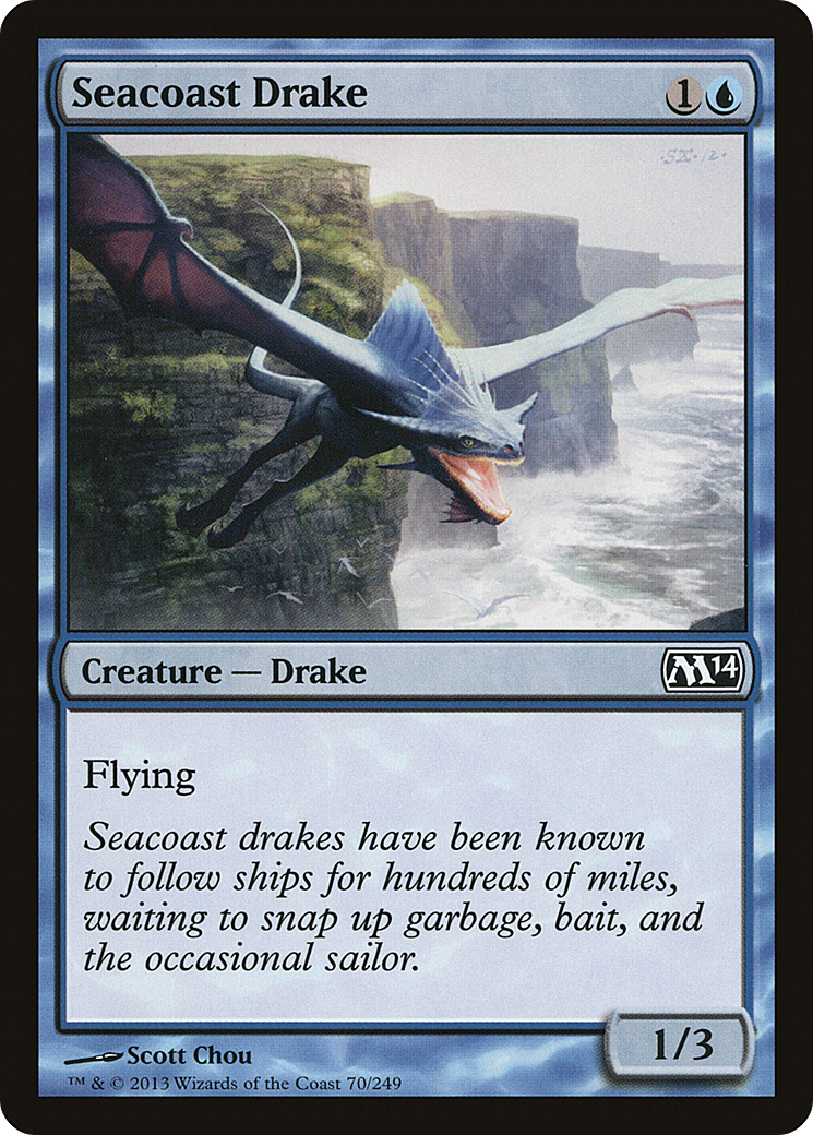 Seacoast Drake (M14-070) [Magic 2014]