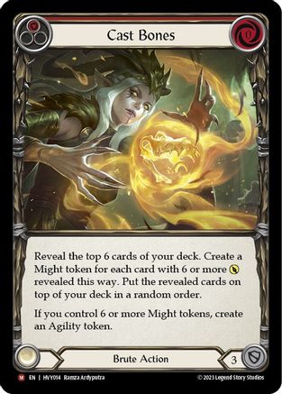 Cast Bones (HVY014) - Heavy Hitters Rainbow Foil