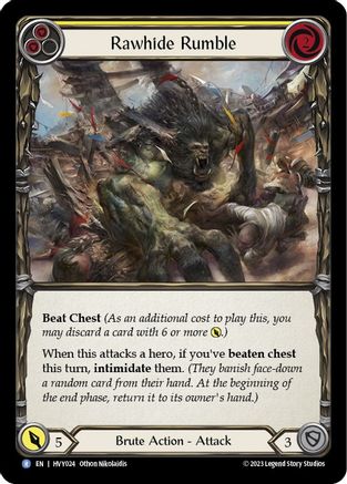 Rawhide Rumble (Yellow) (HVY024) - Heavy Hitters