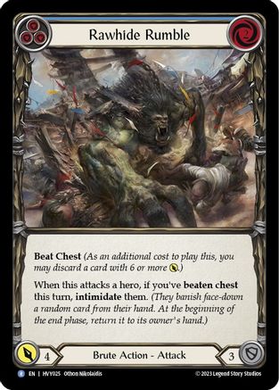 Rawhide Rumble (Blue) (HVY025) - Heavy Hitters