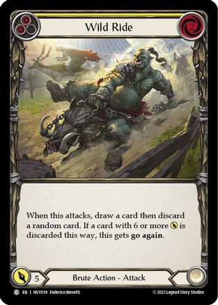 Wild Ride (Yellow) (HVY039) - Heavy Hitters