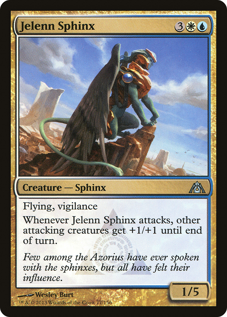 Jelenn Sphinx (DGM-077) [Dragon's Maze] Foil