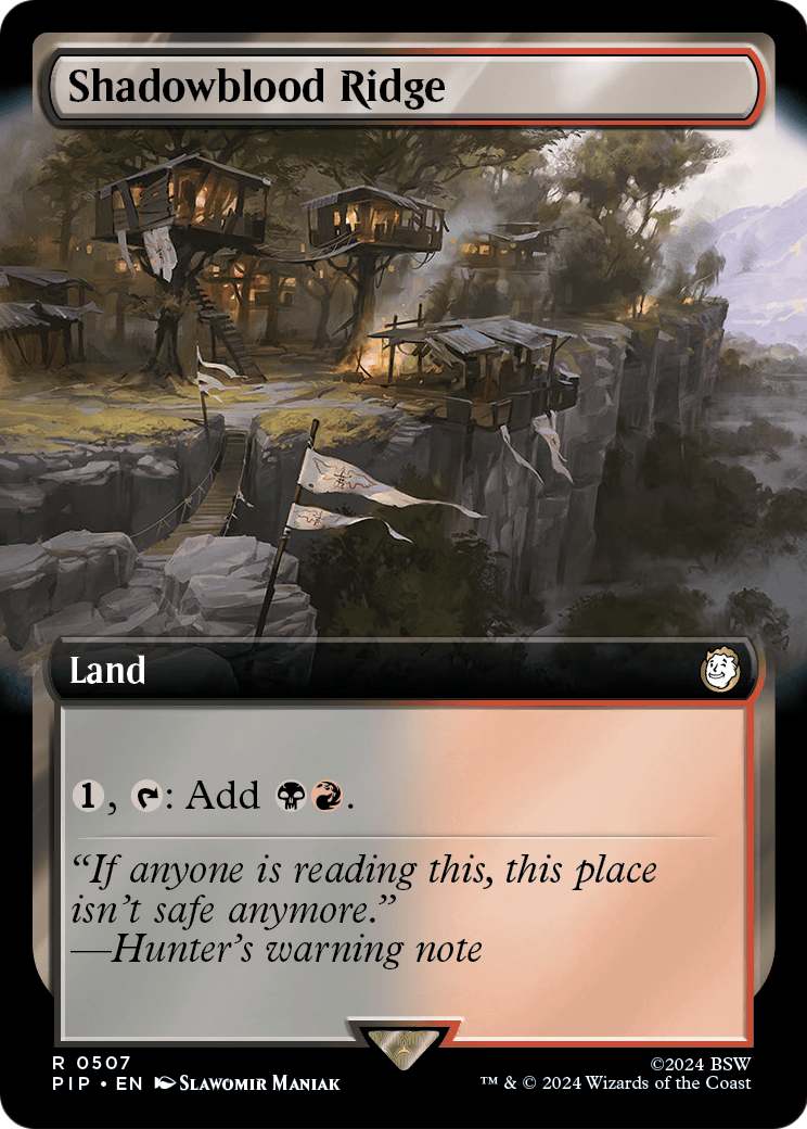 Shadowblood Ridge (Extended Art) (PIP-507) [Fallout]