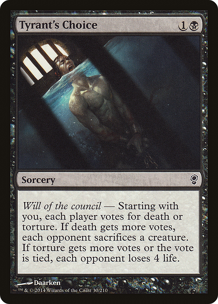Tyrant's Choice (CNS-030) [Conspiracy] Foil