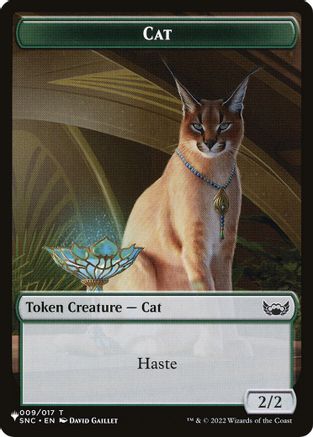 Cat (009) // Dog Double-Sided Token (LIST-9 // 10) [The List Reprints]