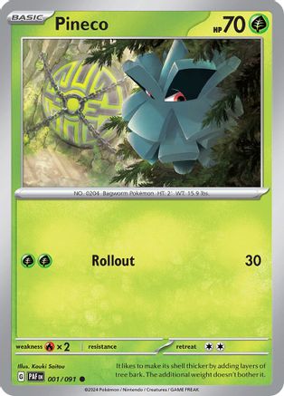 Pineco (001/091) [SV Paldean Fates] - Common