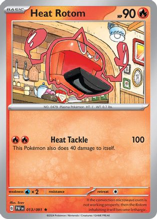 Heat Rotom (013/091) [SV Paldean Fates] Holofoil - Rare