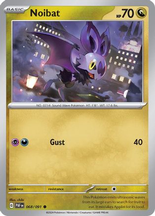 Noibat (068/091) [SV Paldean Fates] - Common