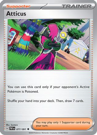 Atticus (077/091) [SV Paldean Fates] - Uncommon