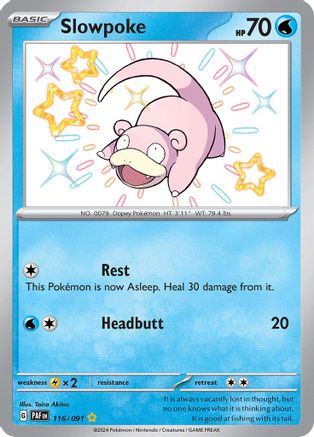 Slowpoke (116/091) [SV Paldean Fates] Holofoil - Shiny Rare