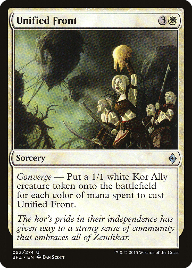 Unified Front (BFZ-053) [Battle for Zendikar]