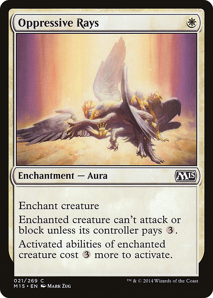 Oppressive Rays (M15-021) [Magic 2015] Foil