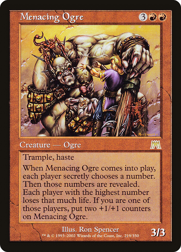 Menacing Ogre (ONS-219) [Onslaught]