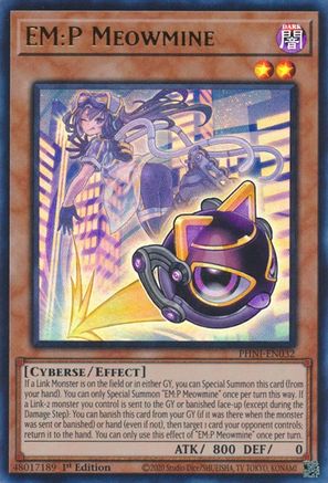 EM:P Meowmine (Ultra Rare) (PHNI-EN032) - Phantom Nightmare 1st Edition