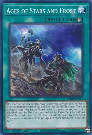 Ages of Stars and Frost (Common) (PHNI-EN059) - Phantom Nightmare 1st Edition
