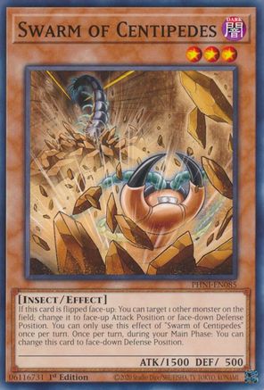 Swarm of Centipedes (Common) (PHNI-EN085) - Phantom Nightmare 1st Edition