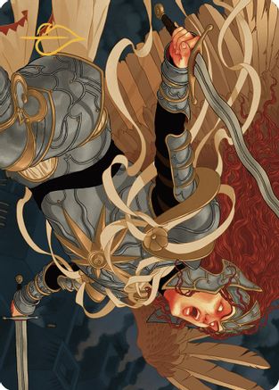 Aurelia, the Law Above Art Card (41/49) (Gold-Stamped Signature) (ASMKM-041) [Art Series: Murders at Karlov Manor]