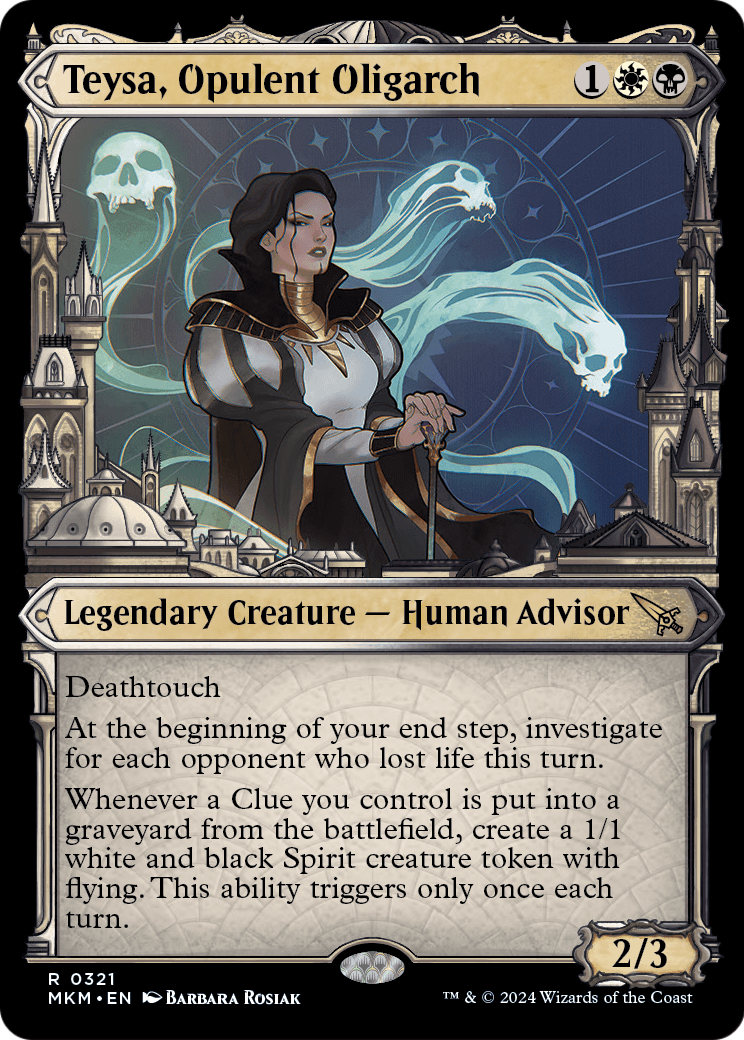 Teysa, Opulent Oligarch (Showcase) (MKM-321) [Murders at Karlov Manor]