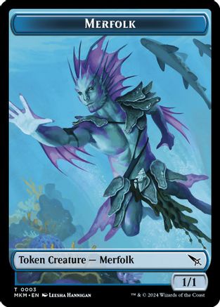 Merfolk Token (MKM-003) [Murders at Karlov Manor]